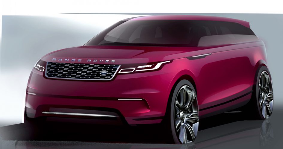 The Velar sketched in crayon